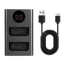 LP-E5 Dual Camera Battery Charger for 450D 500D 1000D Kiss X2 Kiss X3 Digital DSLR Camera