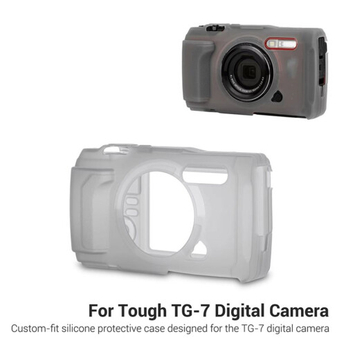 New CSCH-128 Silicone Jacket for   TG-7 TG7 Camera Anti-Scratch Camera Protective Sleeve 2