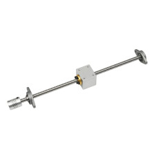 T8-Spindel met Spoed van 8 mm, Trapeziumvormige T-Schroef voor CNC- en 3D-Printeronderdelen, T8-Spindelset 100 mm