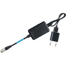 6 Pin Adapter for Top-Con Hirose Sokkia South Total Stations with Charger & Cable to USB Data Cable EU PLUG