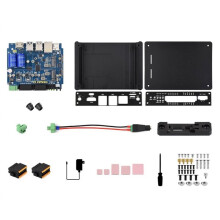 Industriële Computer voor Raspberry Pi CM5 4xRS485 Dual USB3.2 met RJ45-Poort Ondersteunt 4G/5G-Communicatie EU-Stekker