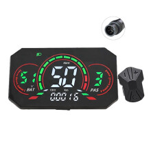 L6 E-Bike LCD Display Meter 24V/36V/48V/60V/72V UART Speedometer Electric Scooter LCD Color Animated Meter 6PIN