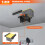 Overhead Garage Storage Rack, Garage Ceiling Storage Racks, Heavy Duty Storage Bin Ceiling Rails for Storage Containers 5