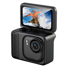 1080P Sports Camera Life Recorder Flip Screen Video Recording Vlog Anti Shake Camera for Outdoor Travel Black