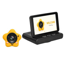 Wireless Car Baby Monitor 4 Inch Touch Screen DVR Recording 1080P 2.4G WiFi Baby Camera Rear Facing  for Infant Kid