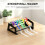 Foldable Acrylic Label Roll Dispenser, Adjustable Label Organizer, Desktop Roll Holder for Home Desktop 3