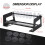 Foldable Acrylic Label Roll Dispenser, Adjustable Label Organizer, Desktop Roll Holder for Home Desktop 6