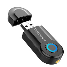 5.0 Transmitter 3.5MM Audio Adapter Wireless Stereo Audio Transmitter Adapter for PC TV Headphones