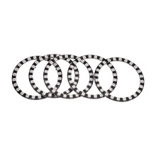 Carte de LED en Anneau RGB WS2812B 5050 5PCS Module de Pilote de Couleur Complète 24 Bits Module Rond Bande LED pour