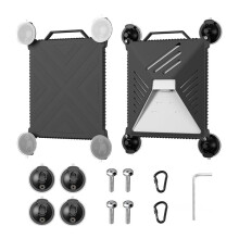 Suction Car Cup Mount for Starlink ,2-in-1 Satellite Dish Mounts Protective Silicone Case for Car Window/RVs