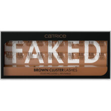 Nepwimpers - CATRICE - Faked Brown Cluster Wimpers - Bruin - 20 eenheden met lijm - Vegan & zonder parabenen