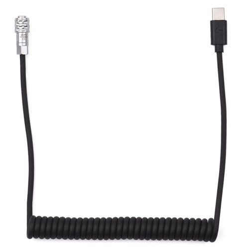 New USB-C Power Cable Replacement for Blackmagic Pocket Cinema Camera BMPCC 4K/6K to USB Type-C Spring Cable