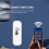 2PCS Zigbee 3.0 Temperature & Humidity Sensor Wireless Sensor Push Abnormal Alert Voice Linkage for Alexa  Home 3