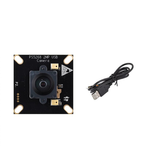 PS5268 2MP M12 USB Camera Module 1920x1080 2.28mm FocalLength Rolling Shutter Onboard Dual Microphones