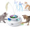 2-in-1  Cat Toy: Automatic  Interactive Electronic Pet Toy for Cats & Dogs, 5 Modes,  Accessory 5