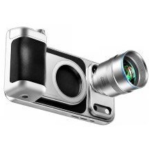 For 17Pro 2X Telephoto Lens Camera Grip, Magnetic Lens Case with Detachable Grip Handle, for Photography