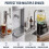 Beer Drip Trays Draft Drip Tray Wall Mount No Drain for Kegerators Beer Taps and Draft Systems Restaurants Kitchens Bars 4