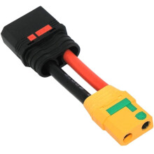 XT90 to QS8 Adapter Cable Model Aircraft Lithium Battery Conversion Cable High-Temperature Resistan High-Current