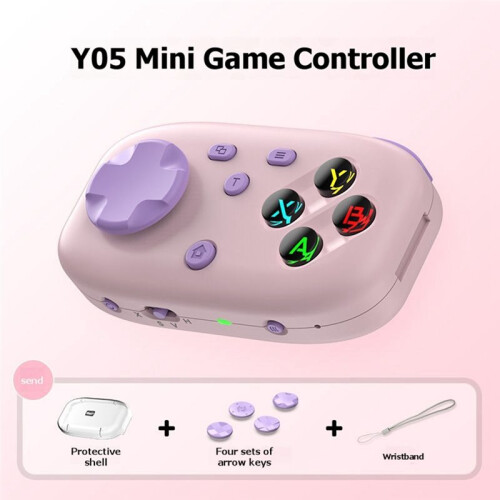 Controller di Gioco Y05 Compatibile con per , PC, per Android e IOS, con Doppi Motori Integrati,  5.4, Supporta il Cambio Pagina/Cambio 1