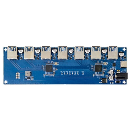 Upgraded VL817 USB3.1 HUB Module High-Speed 5Gbps 1-to-7 Port USB HUB 2A with Current Backflow Prevention Function 2