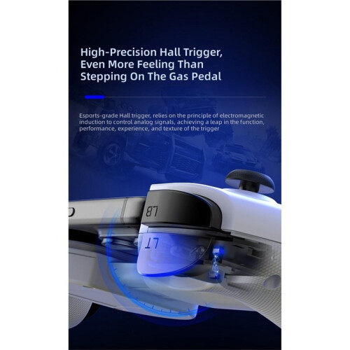 D15  Draadloze Telescopische Gamepad 6-Assig voor  Switch2/1 voor Android IOS  5.4 Controller Hall Effect B