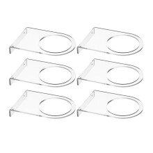 6-Teiliges Acryl-Ballhalter-Wandregal für Fußball, 5 mm Dick, Zur Aufbewahrung Von Bällen, Basketball-Wandhalterung