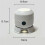 Dynamic Rotating LED Projector Light 360 Rotating Dynamic Night Light Birthday Gift for Preferred Bedroom Lamp Xmas 8