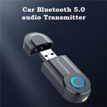 5.0 Transmitter 3.5MM Audio Adapter Wireless Stereo Audio Transmitter Adapter for PC TV Headphones
