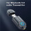 5.0 Transmitter 3.5MM Audio Adapter Wireless  Stereo Audio Transmitter Adapter for PC TV Headphones 4