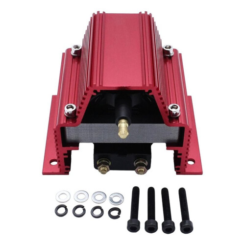 High Output E-Core Ignition Coil, External Male 12V Ignition Coil for V8 Chevy  Olds  Mopar 1