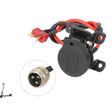 Charging Port/Dock with T-Plug for Kamikaze K1/K1 Electric Scooters