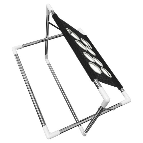 Pet Grooming Hammock Stand Foldable Dog Cat Nails Trimming Helper Mesh Bathing Drying Table for Small Pets 1