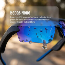 AI Glasses, Real Translation, Open-Ear Audio Portable Polarized Glasses for Travel, Work and Outdoor Use