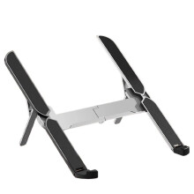 Draagbare, Opvouwbare en Verstelbare Laptopstandaard voor op Het Bureau, Geschikt voor Laptops en Tablets van 10-17 Inch