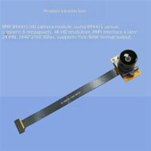 8MP IMX415 Sensor MIPI Camera Module 4K HD Fixed Focus FOV 200 Panoramic Camera Supports YUV/