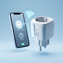 Tuya WiFi Plug EU Socket with Power Monitoring Timing Works with Life App Voice Control 16A