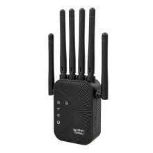 Amplificador Repetidor Wifi de 1200 Mbps, Extensor de Red 2.4G 5.8G, Extensor de Alcance, Amplificador de Señal WiFi, Router Inalámbrico, Enchufe UE