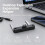 Type-C 2 in 1 Foldable Audio Charging Adapter,Metal Bracket Earphone Charging Splitter for Headset 1