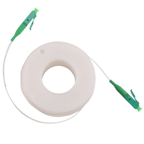 LC/APC Indoor Singlemode Glasfaser-Patchkabel, Transparent, G657A2, Unsichtbar, Singlemode, Einadrig, 30 M