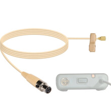 Microfono A Condensatore da Collo, Adatto per Trasmettitori Wireless per da Cintura, Connettore TA4F A 4 Pin.