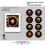 Halloween Automatic Singing Magnetic Fridge Magnet NFC Induction Refrigerator Magnetic Disc Rotary Disc Night Light 4