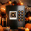 Halloween Automatic Singing Magnetic Fridge Magnet NFC Induction Refrigerator Magnetic Disc Rotary Disc Night Light 5