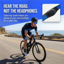 AI Glasses, Real Translation, Open-Ear Audio Portable Polarized Glasses for Travel, Work and Outdoor Use