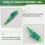 LC/APC Indoor Singlemode Glasfaser-Patchkabel, Transparent, G657A2, Unsichtbar, Singlemode, Einadrig, 30 M 6