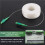 LC/APC Indoor Singlemode Glasfaser-Patchkabel, Transparent, G657A2, Unsichtbar, Singlemode, Einadrig, 30 M 3