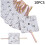 10pcs CCT LED Module Light 3 Colors 24V Dimmable Diffuse LED Light for Ceiling Advertising Light Box Signboard Backlight 4