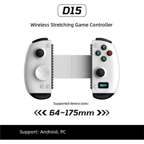 D15 Wireless Telescopic Gamepad  5.4 6-Axis for PS3 PS4 PC Android IOS Controler Hall Effect Sticks B 1