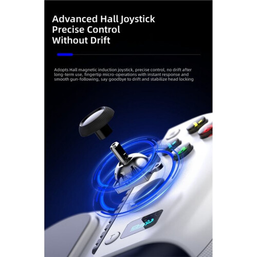 D15 Wireless Telescopic Gamepad  5.4 6-Axis for PS3 PS4 PC Android IOS Controler Hall Effect Sticks B 2