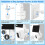 6W Solar Panel with Camera Mount for  Spotlight Cam /Pro Battery, 2-in-1 Solar Charger Wall Mount White 3