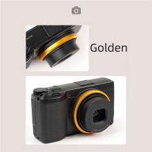 For GR II GR2 Lens Aluminium Alloy Lens Decoration Camera Lens Bezel Protector B